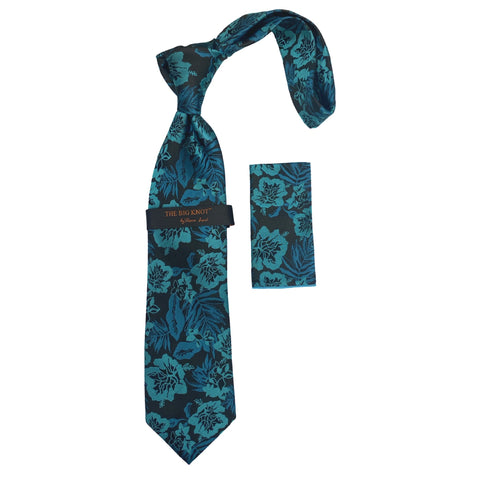 BW313 Teal Steven Land Silk Tie and Hanky BW313 Teal Steven Land Silk Tie and Hanky