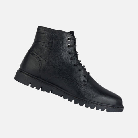 Geox Ghiacciaio Urban Black Leather Shoe - Clearance Geox Ghiacciaio Urban Black Leather Shoe - Clearance