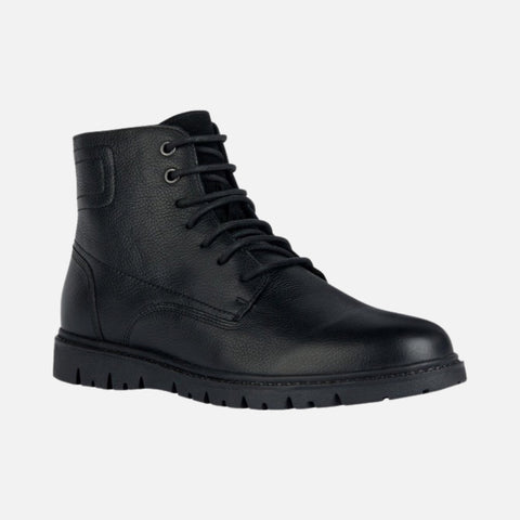 Geox Ghiacciaio Urban Black Leather Shoe - Clearance Geox Ghiacciaio Urban Black Leather Shoe - Clearance