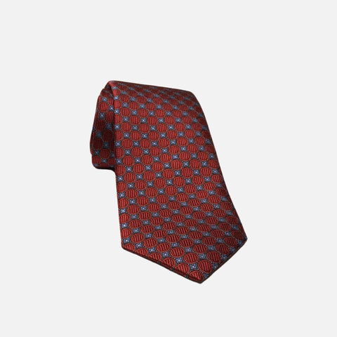 JZ Richards Red 100% Silk Dot Tie - Handmade in the USA with Textured Fabrication JZ Richards Red 100% Silk Dot Tie - Handmade in the USA with Textured Fabrication