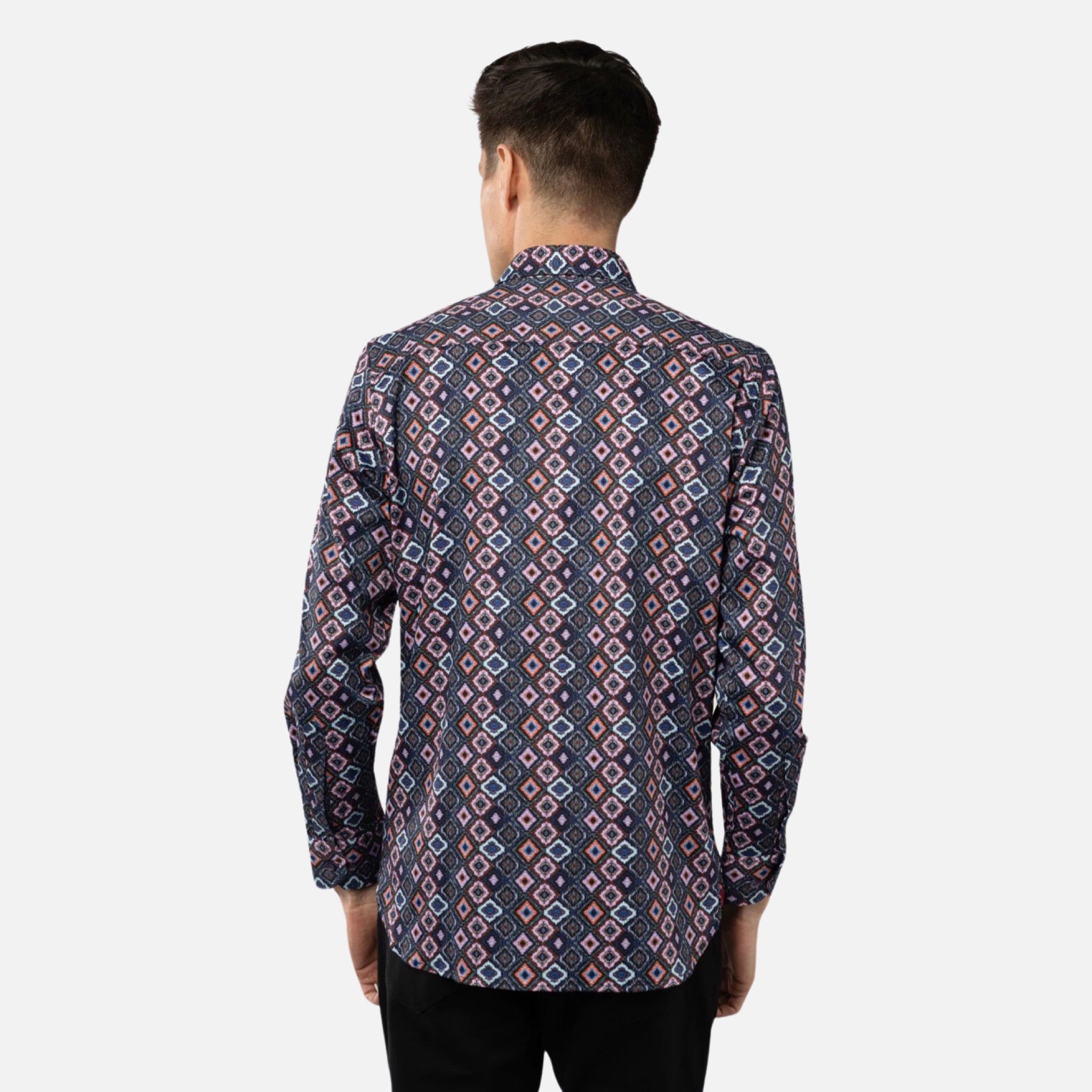 Visconti diamond print shirt for men Visconti diamond print shirt for men