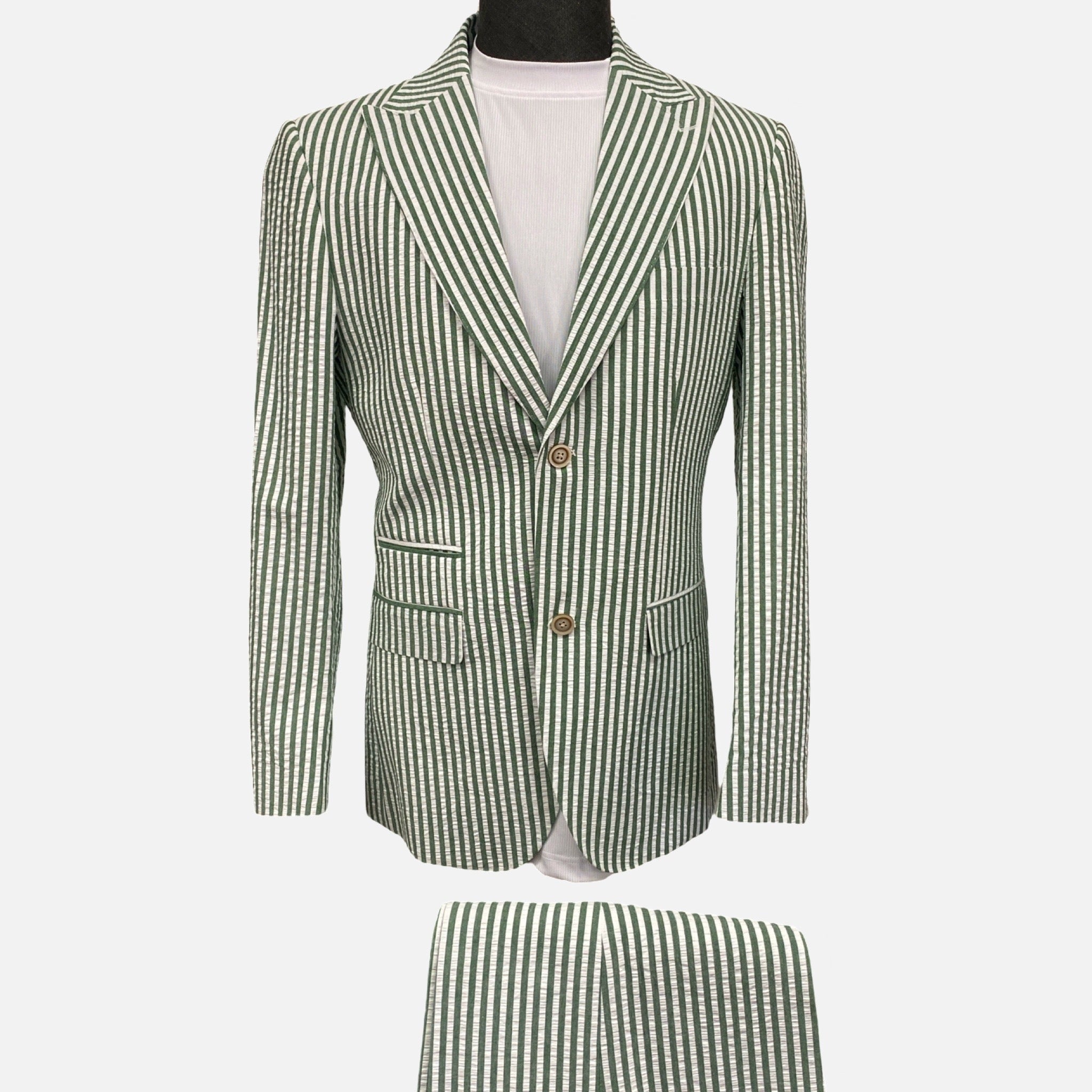 Mens Emerald searsucker suit Mens Emerald searsucker suit