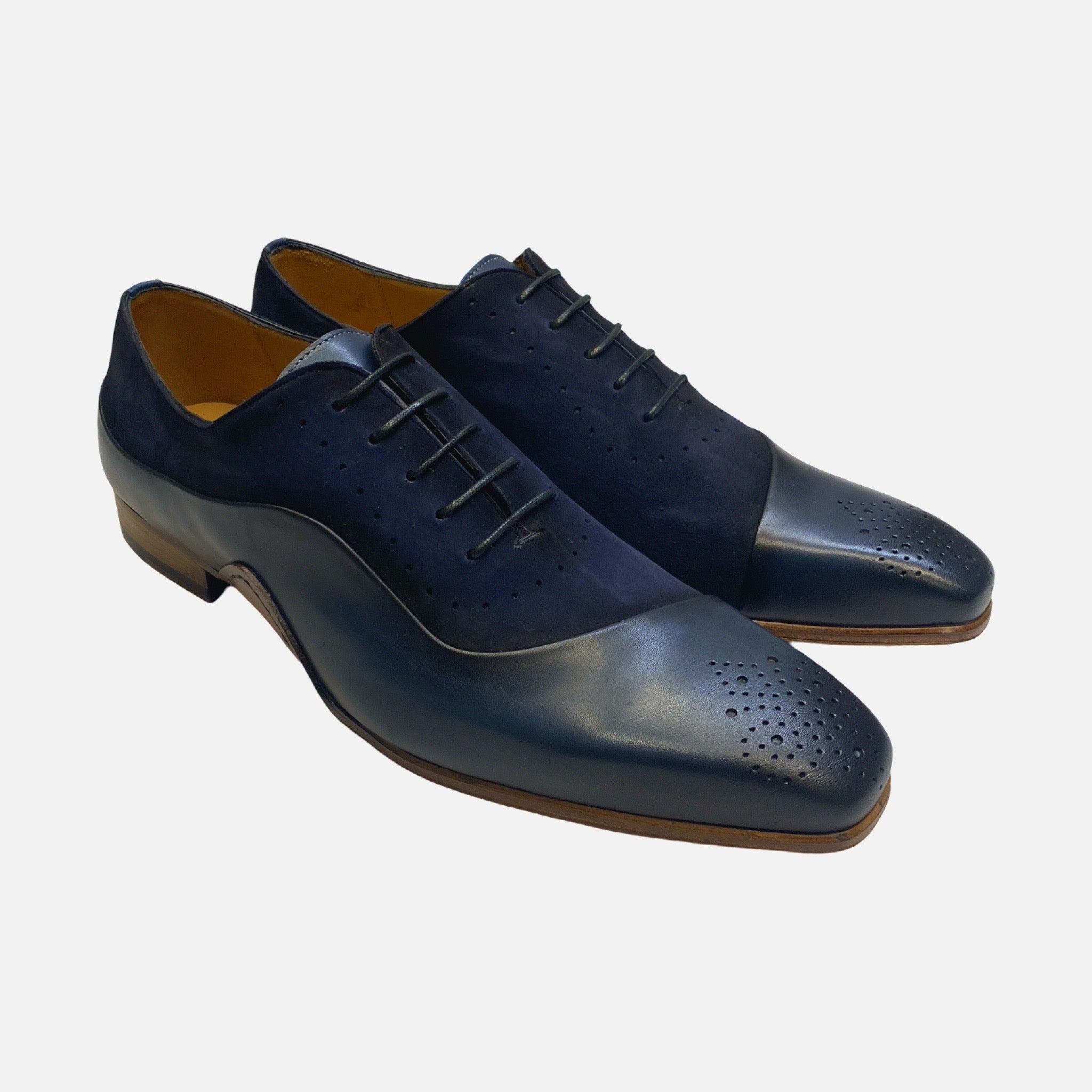 Navy Blue suede and leather mens shoe Navy Blue suede and leather mens shoe