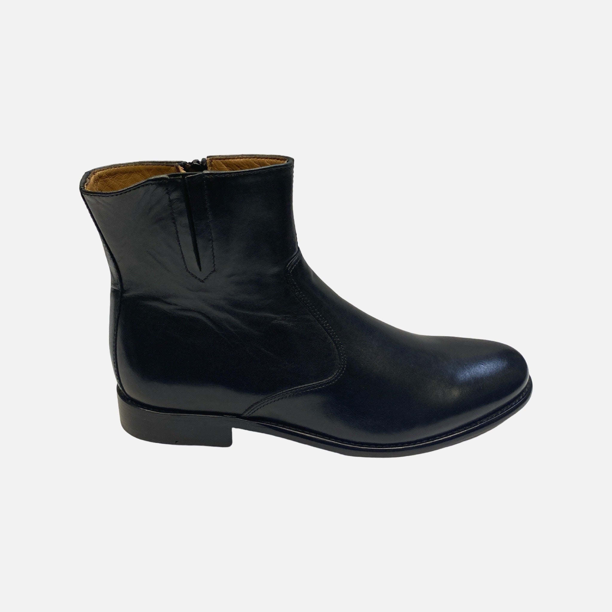Men's Black Boot Hugo, side zip Men's Black Boot Hugo, side zip