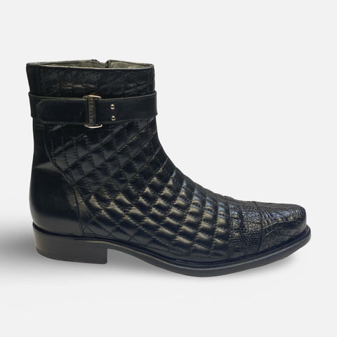 mens quilted/alligator boot for men mens quilted/alligator boot for men