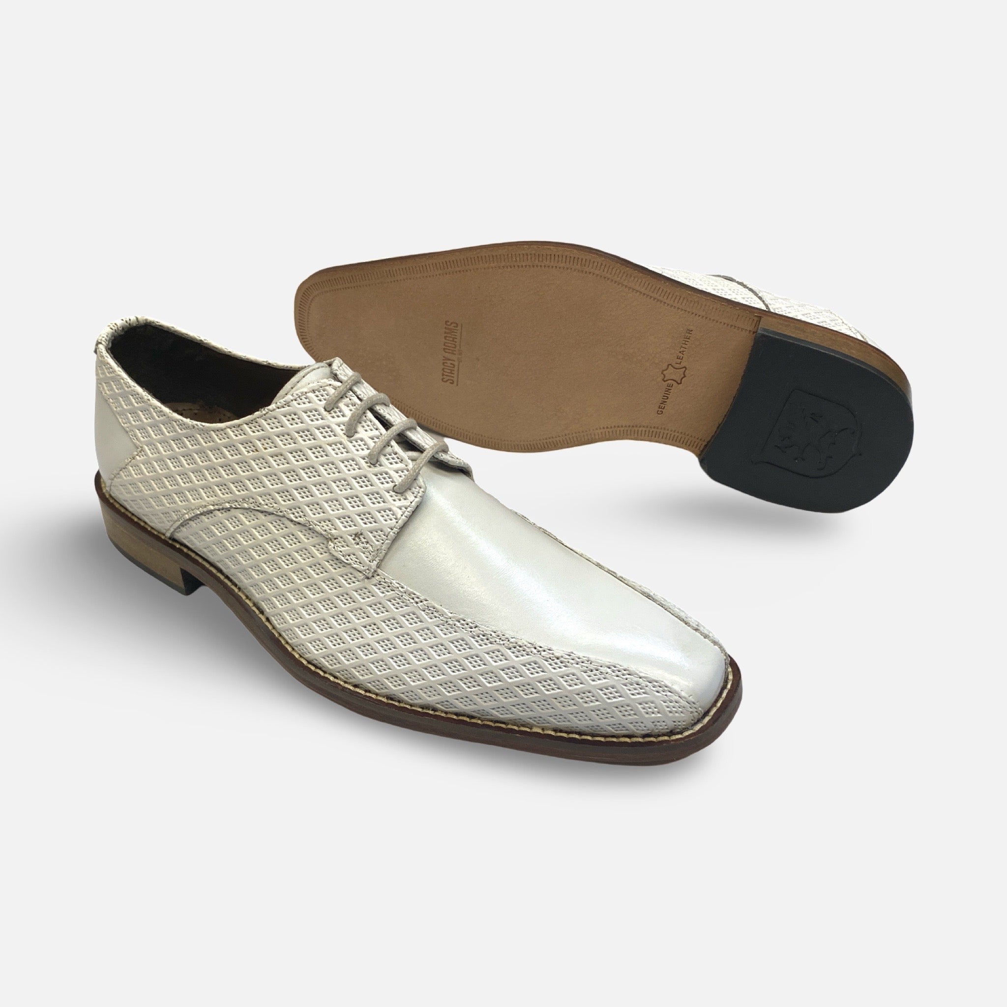 Mens Stacy Adams Shoe White Mens Stacy Adams Shoe White