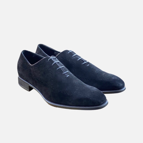 Calzoleria Toscana Clearance Sale: Calzoleria Toscana Men's Black Suede Lace-up Shoes - Handcrafted Italian Elegance Calzoleria Toscana Clearance Sale: Calzoleria Toscana Men's Black Suede Lace-up Shoes - Handcrafted Italian Elegance