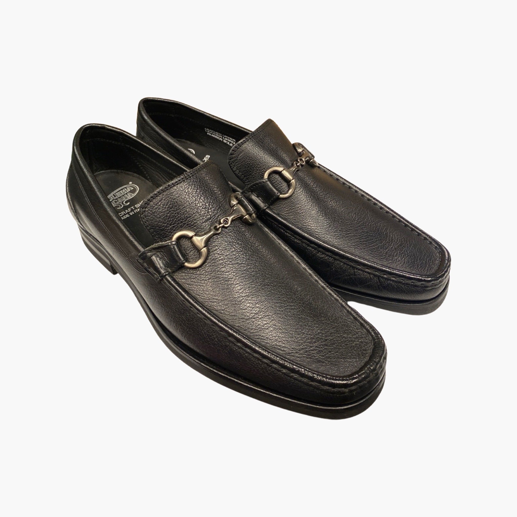 Toscana Mens Black Italian shoe 5743-M