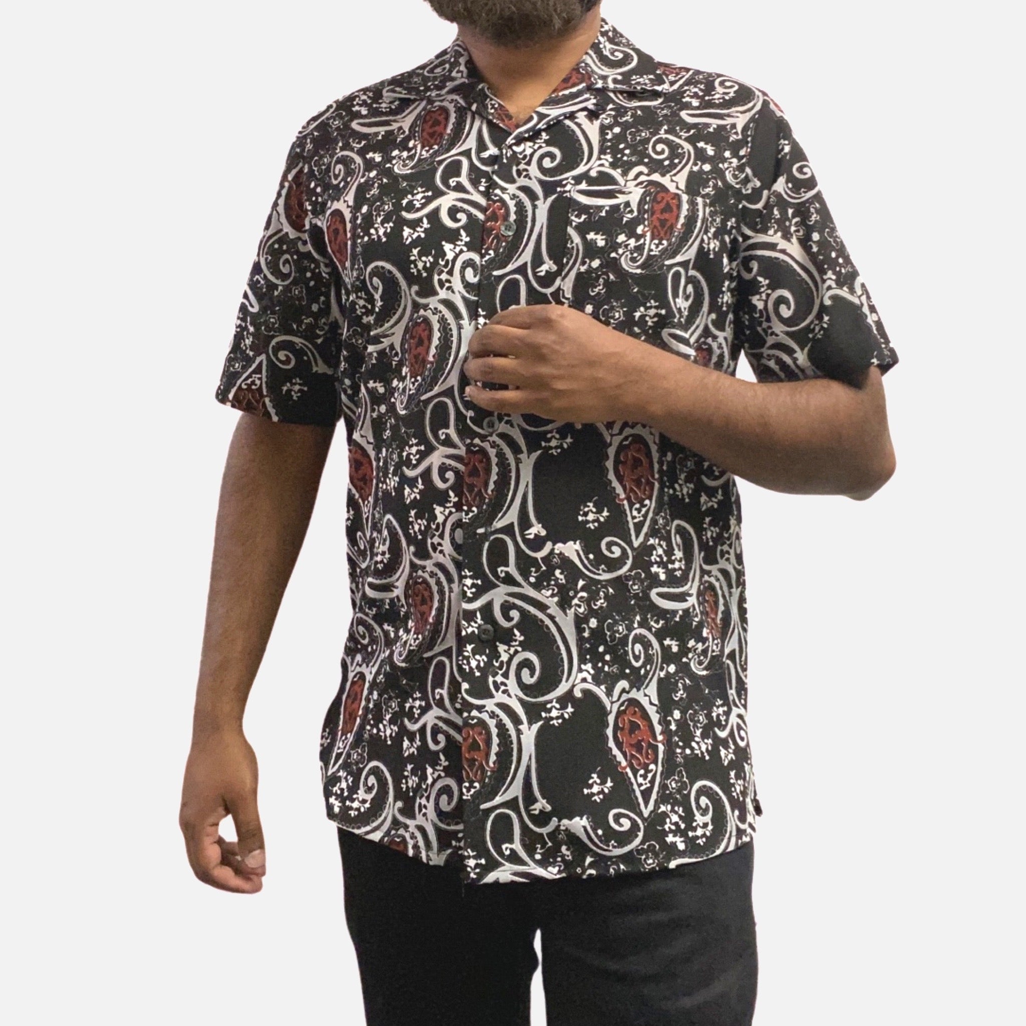 Summer black and gray  shirt for men Summer black and gray  shirt for men