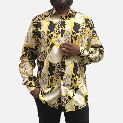 Mens gold casual shirt Mens gold casual shirt