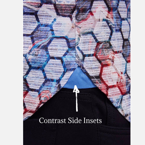 Mens Luchiano Shirt with side inserts Mens Luchiano Shirt with side inserts