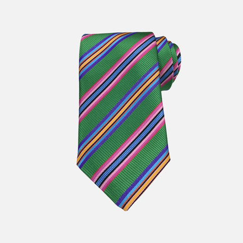 Silk apple green necktie Silk apple green necktie