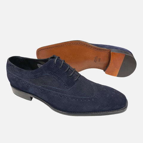 Clearance | Men’s Blue Suede Italian Shoe | Last Pairs Clearance | Men’s Blue Suede Italian Shoe | Last Pairs