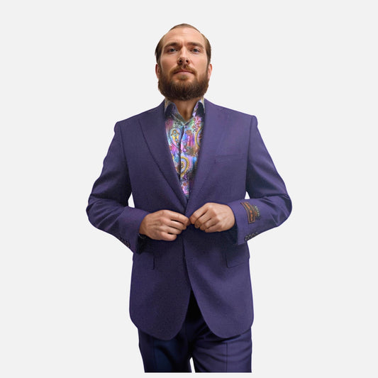 Tiglio Purple blazer wool