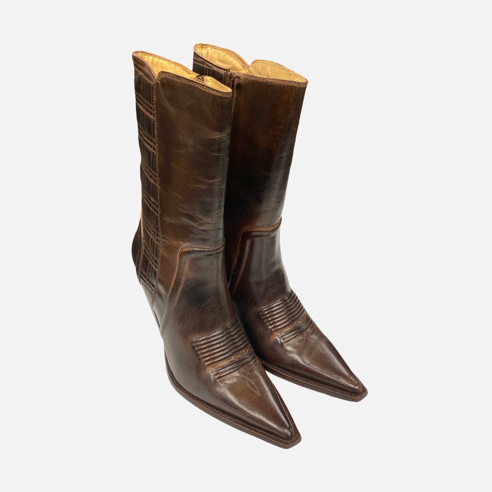 Charlie 1 Horse boot by Lucchese Brown Quilted Fashion Charlie 1 Horse boot by Lucchese Brown Quilted Fashion