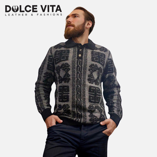 Mens luxury sweater