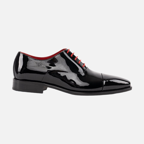 Italian Paten Black Cap Toe formal shoes Italian Paten Black Cap Toe formal shoes