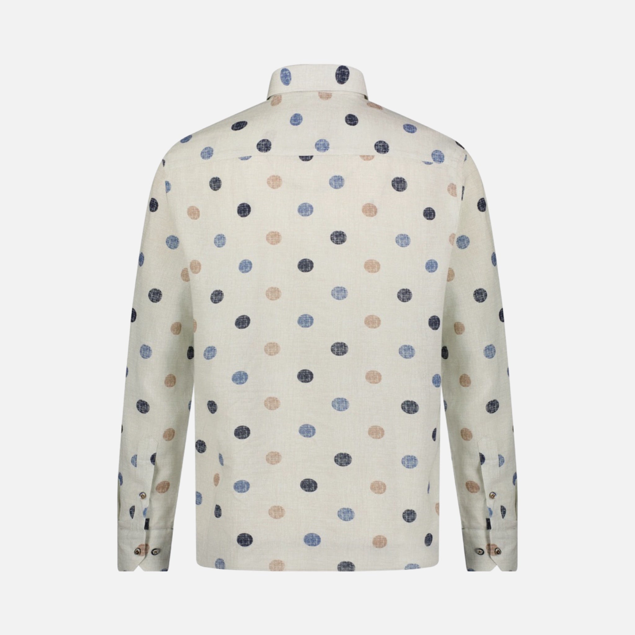 Men Designer polka dot linen shirt Men Designer polka dot linen shirt