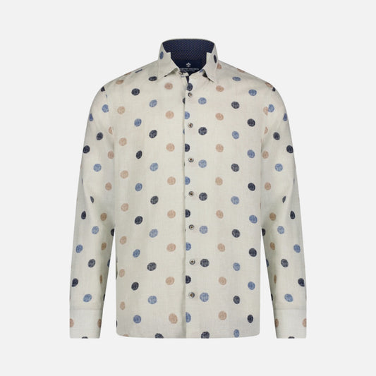 Linen and cotton premium shirt mens