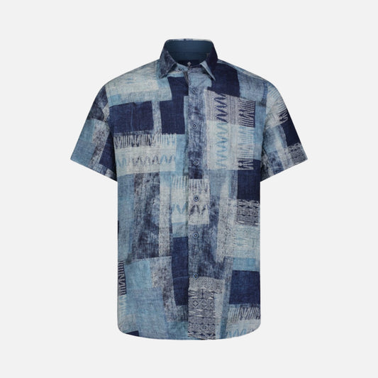 Designer summer blue shirt