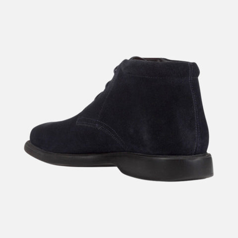Navy blue suede Geox lace up boots Navy blue suede Geox lace up boots