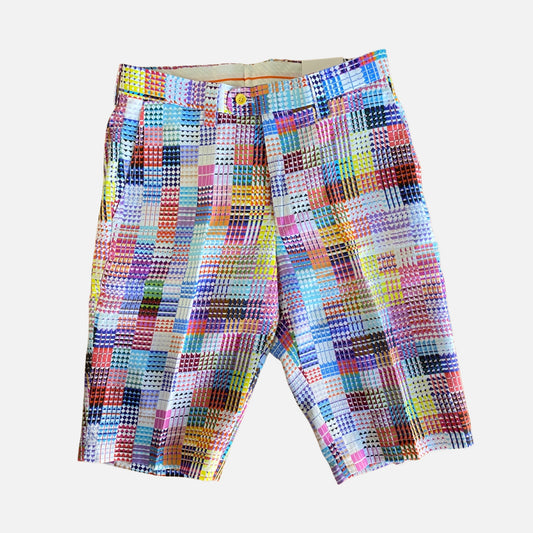 Inserch multi color linen shorts for men