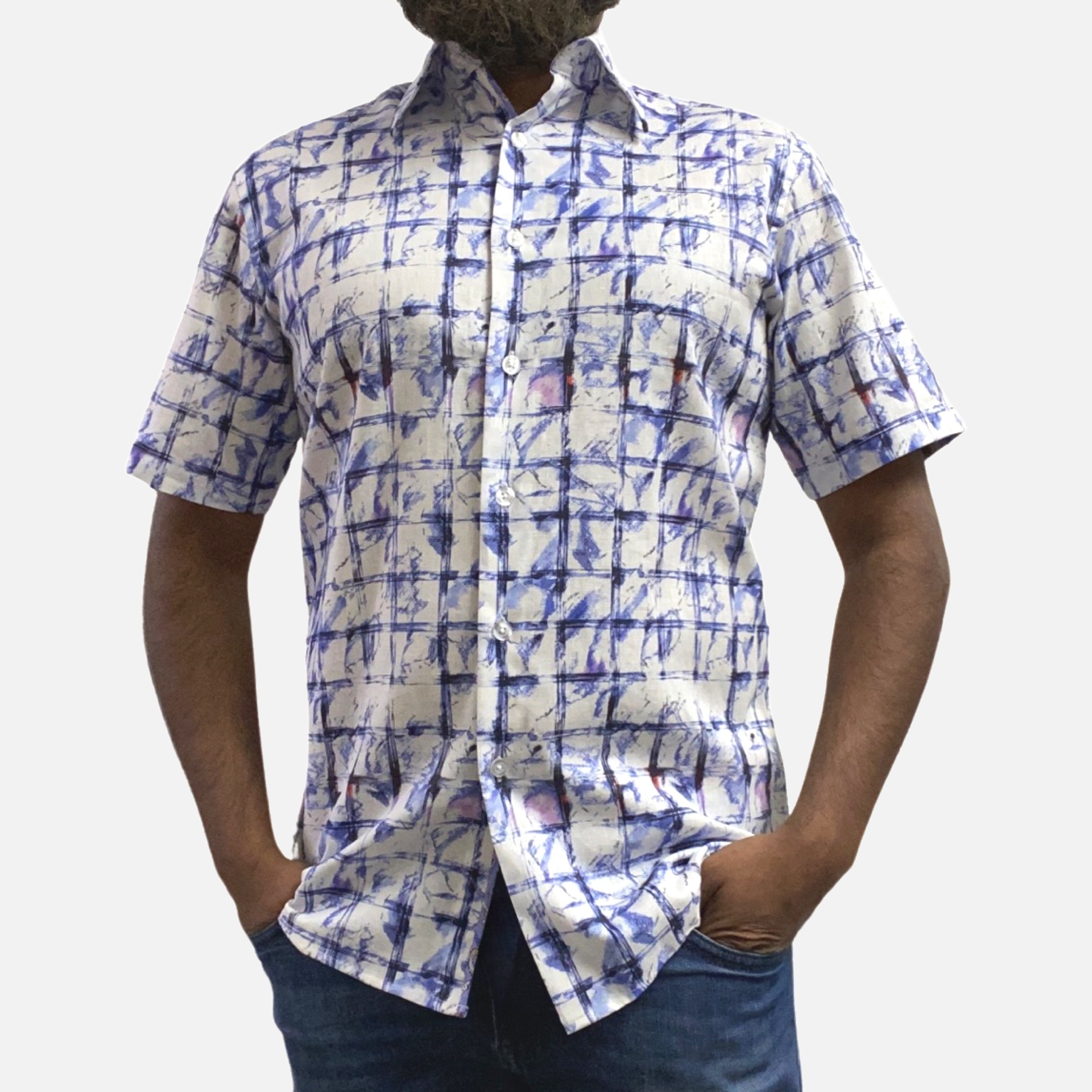 MENS LINEN SHORT SLEEVE SHIRT MENS LINEN SHORT SLEEVE SHIRT