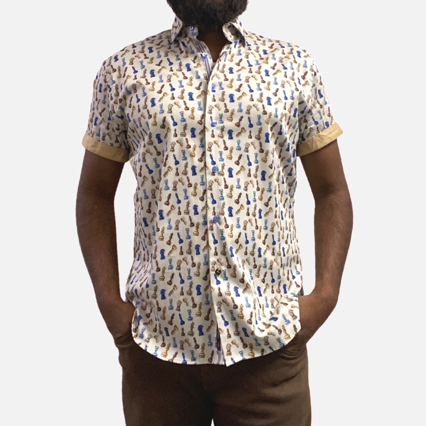 Mens chess pattern shirt Mens chess pattern shirt