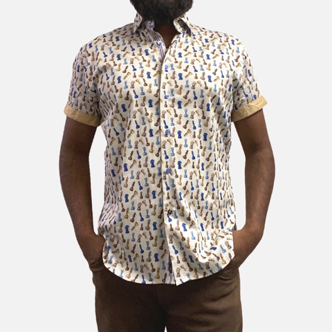 Mens chess pattern shirt Mens chess pattern shirt