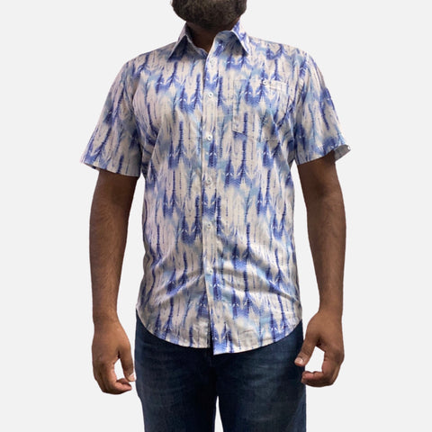 Mens Blue Casual Summer Shirt | Clearance | M Mens Blue Casual Summer Shirt | Clearance | M