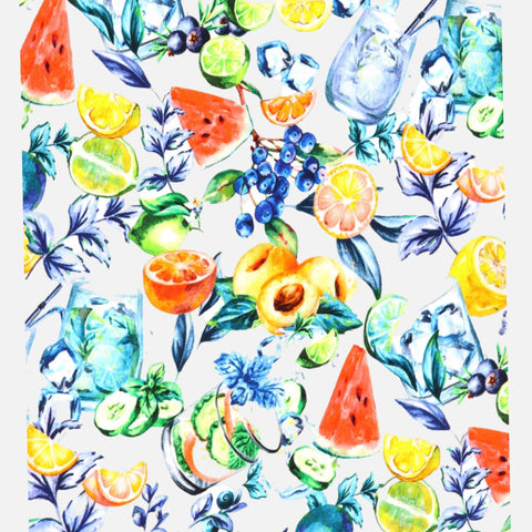 Luchiano Visconti Mens Summer Sports Shirt with Fruit Print Design Luchiano Visconti Mens Summer Sports Shirt with Fruit Print Design