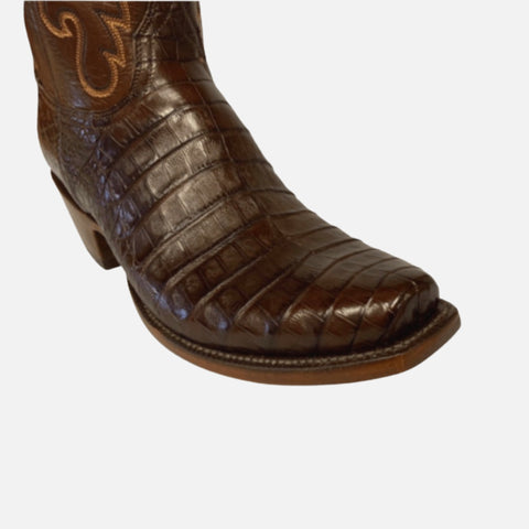 Lucchese Classic Sienna Ultra Caiman Belly Antique Brown Cowboy Boots Lucchese Classic Sienna Ultra Caiman Belly Antique Brown Cowboy Boots