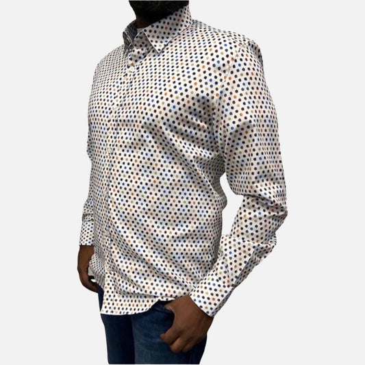 Clearance | Leo by Luchiano Visconti Shirt | GT-9216 | Multi-Color | Modern Fit