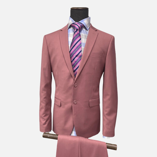 Fuchsia Suit For Men | Slim Fit