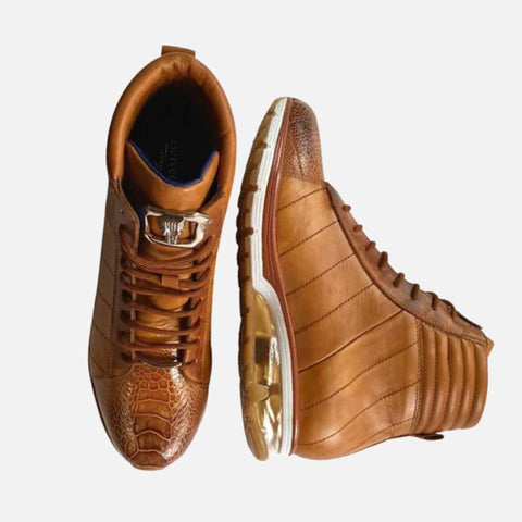 Clearance | Mens Exotic Skin Hightop Sneaker Shoes | Last Pair | Size 11 Clearance | Mens Exotic Skin Hightop Sneaker Shoes | Last Pair | Size 11