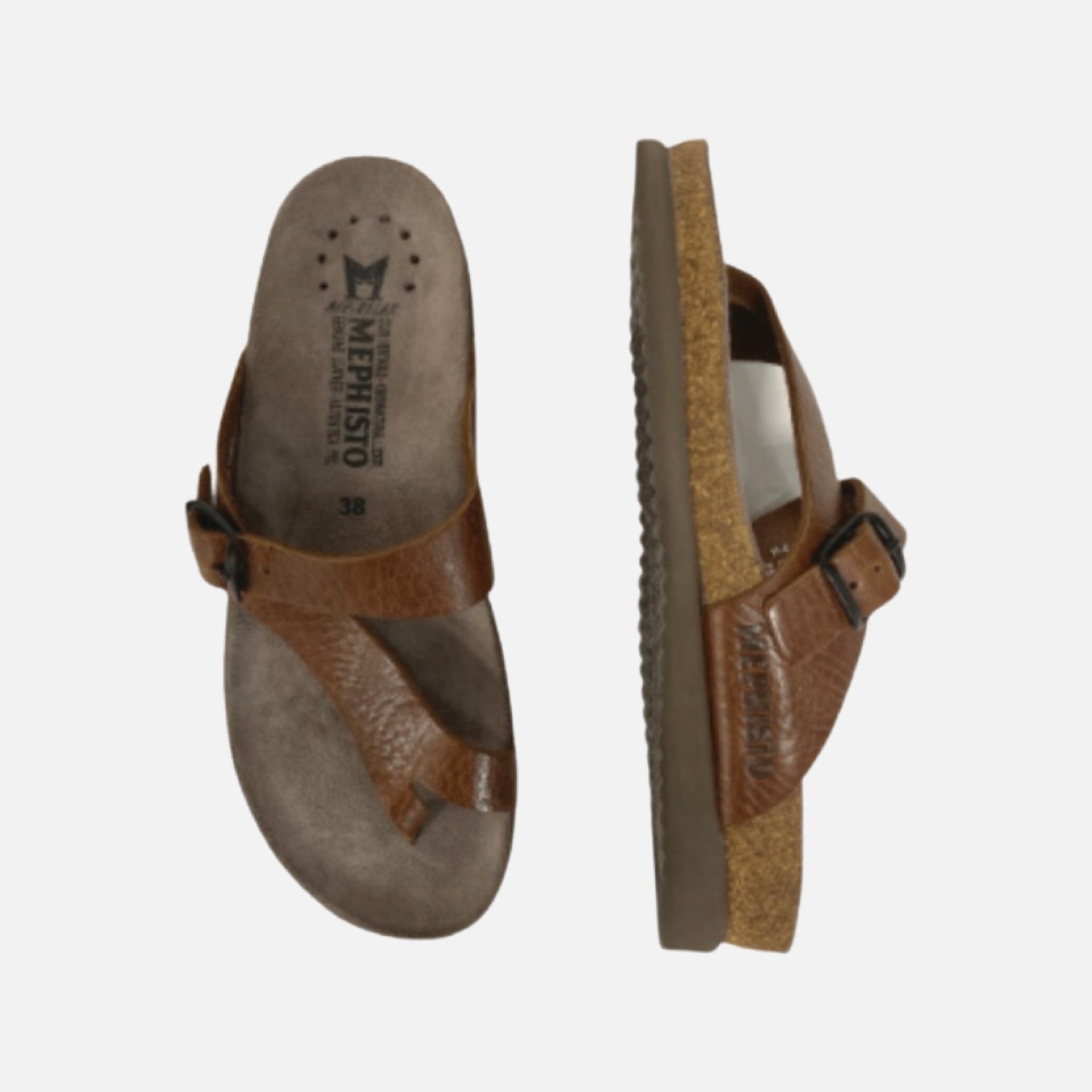 Brown Mephisto sandal