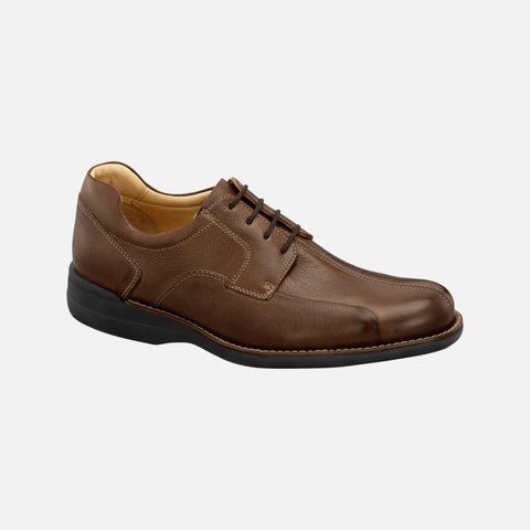 Men's Brown Bicycle Toe "Shuler" Shoe by Johnston & Murphy Men's Brown Bicycle Toe "Shuler" Shoe by Johnston & Murphy