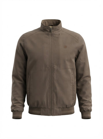 Mens Casual lightweight bomber jacket with fleece lining