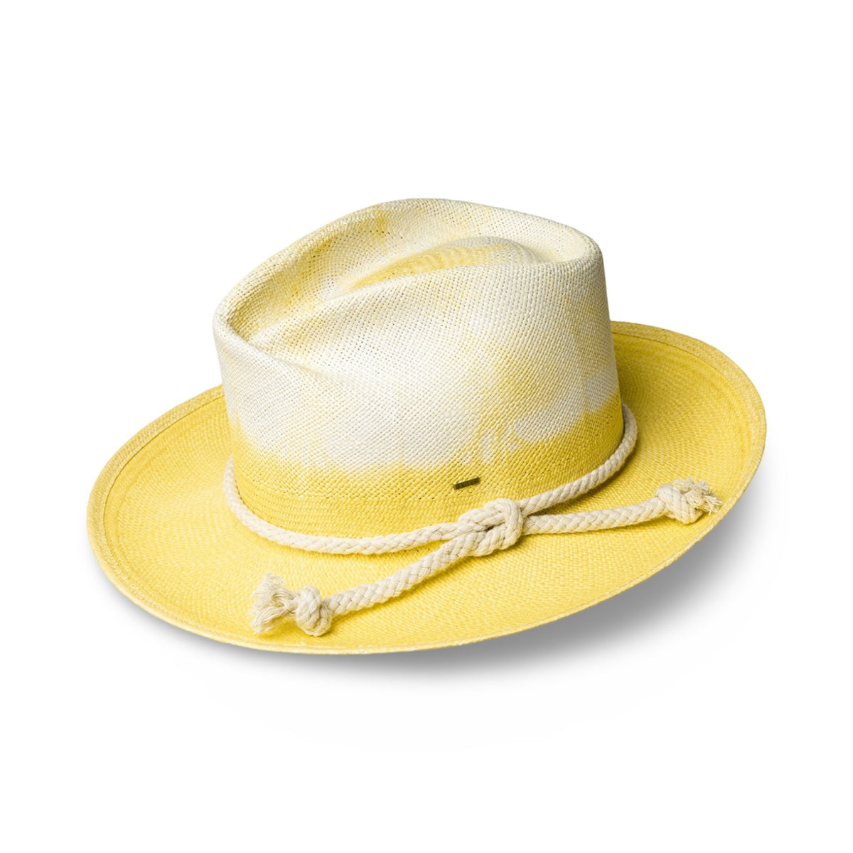 Front Dent Crown Panama Fedora Hat Hinx Butter