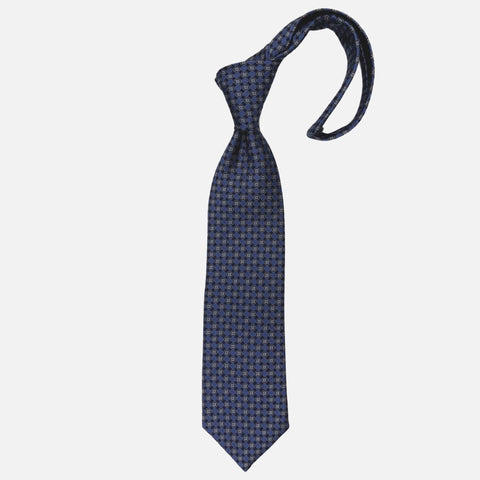 Premium silk tie  blue made in USA