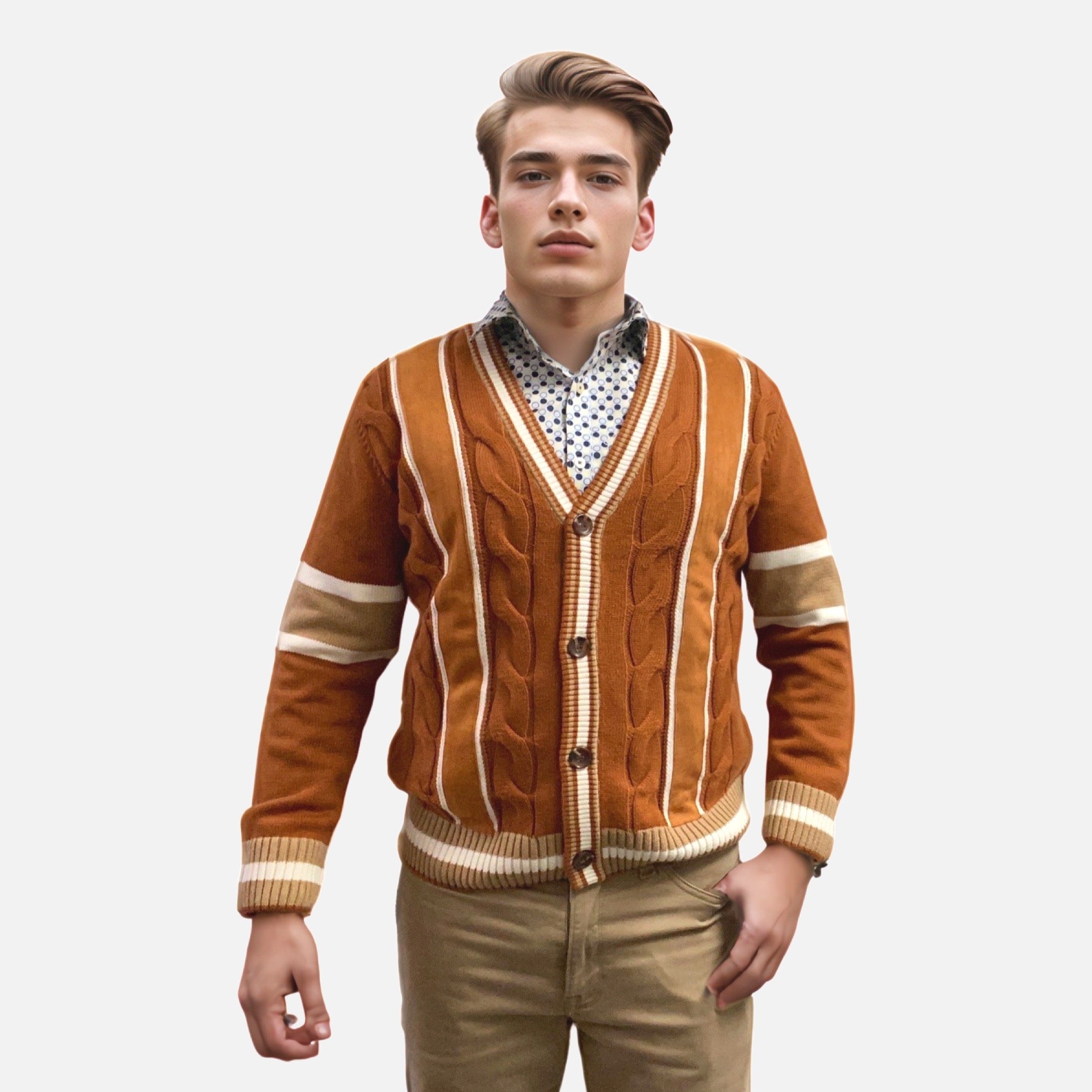 Mens Cardigan Sweater