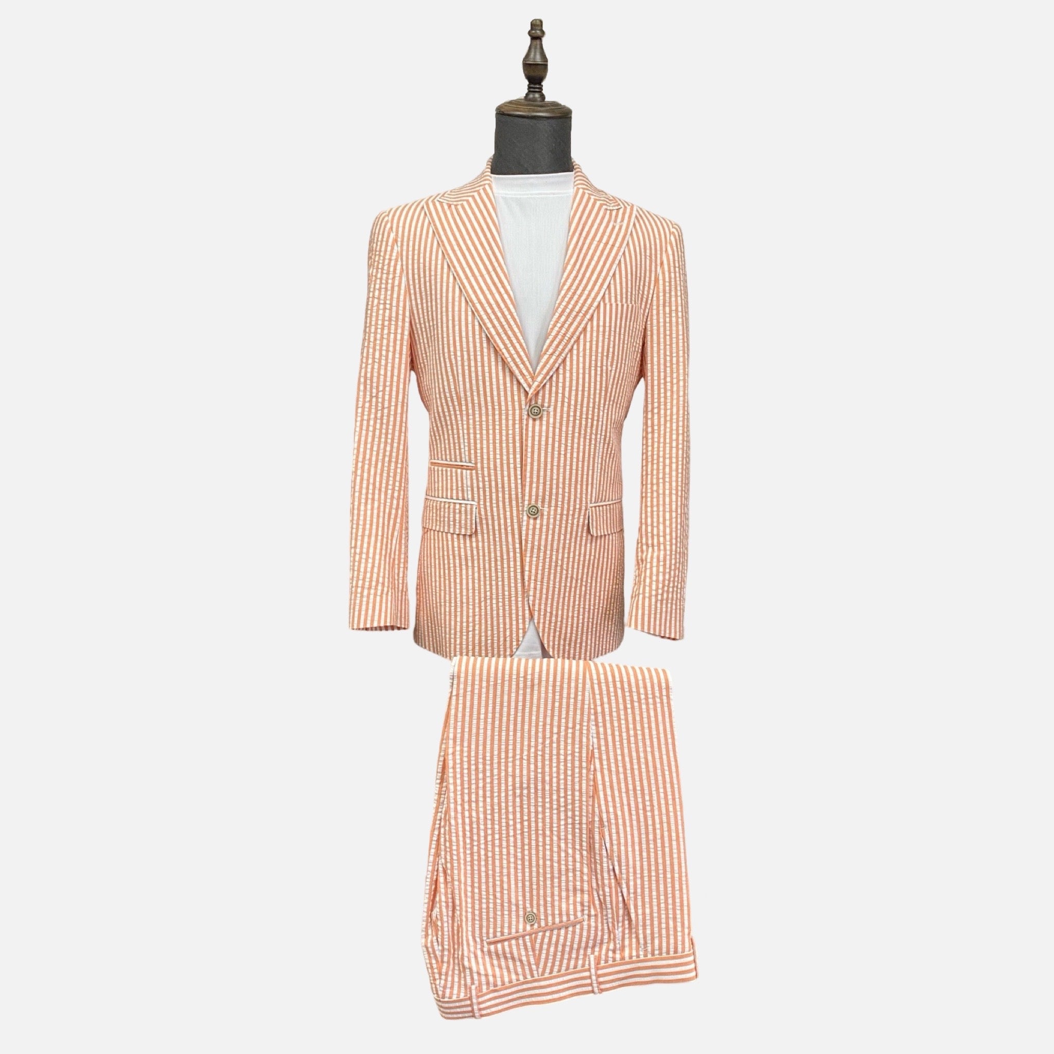 Coral Mens Searsucker suit