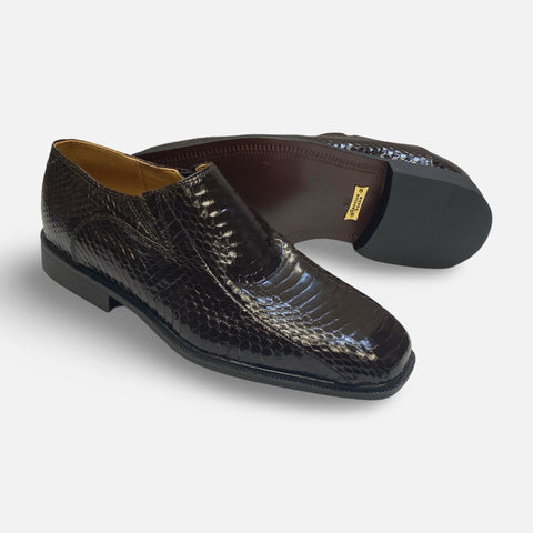 Mens Genuine Snakeskin Loafer Felix by Giorgio Brutini | Clearance | Size 7.5 to 15