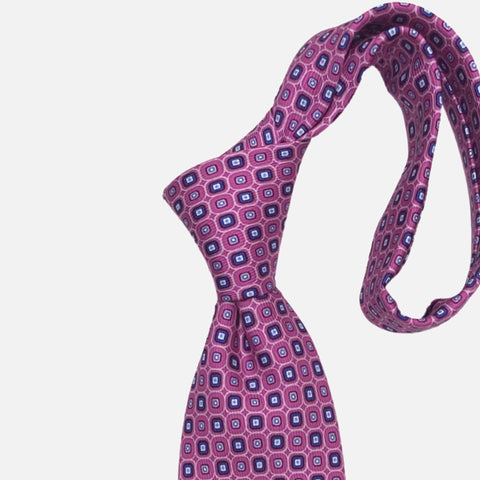 Premium silk tie for men pink