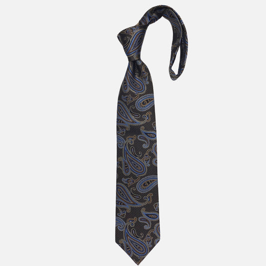 Mens Light brown silk tie by JZ richards