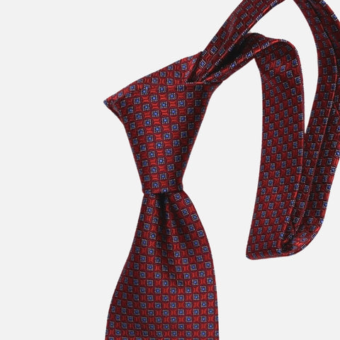 100% Silk Red Tie by JZ Richards