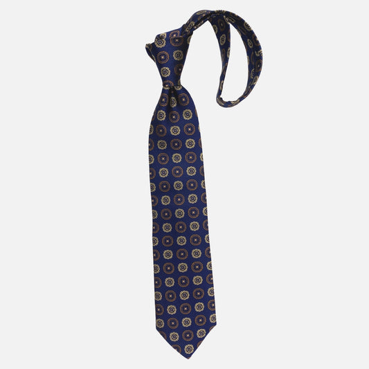 JZ Richards Blue Medallion tie Hand made in USA