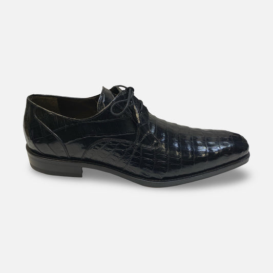 Clearance | Anderson Men’s Crocodile Lace Up Dress shoe by Mezlan | Last Pairs