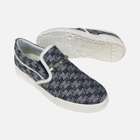 Mens Italian fabric sneakers