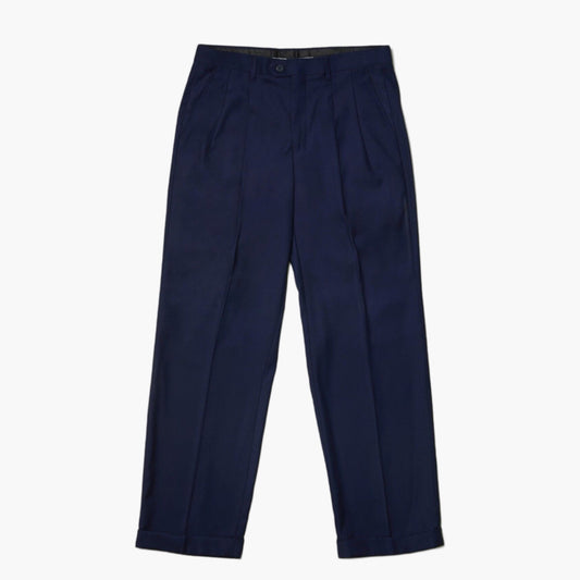 Final Sale: Inserch Men's Two-Pleat Wide Leg Pants - Navy - $45.99!